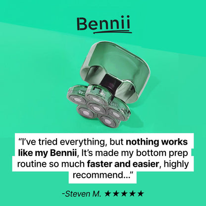 The Bennii™ Shaver: Effortless Smooth Bottom Prep for Gay Men