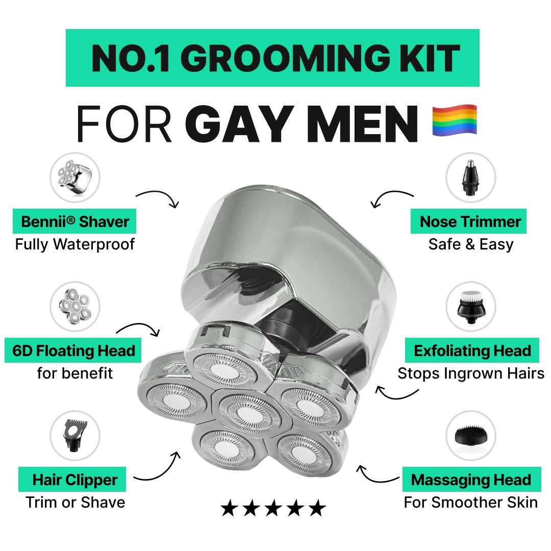 The Bennii™ Shaver: Effortless Smooth Bottom Prep for Gay Men