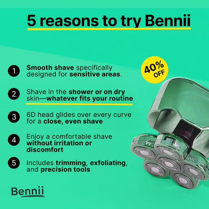 The Bennii™ Shaver: Effortless Smooth Bottom Prep for Gay Men