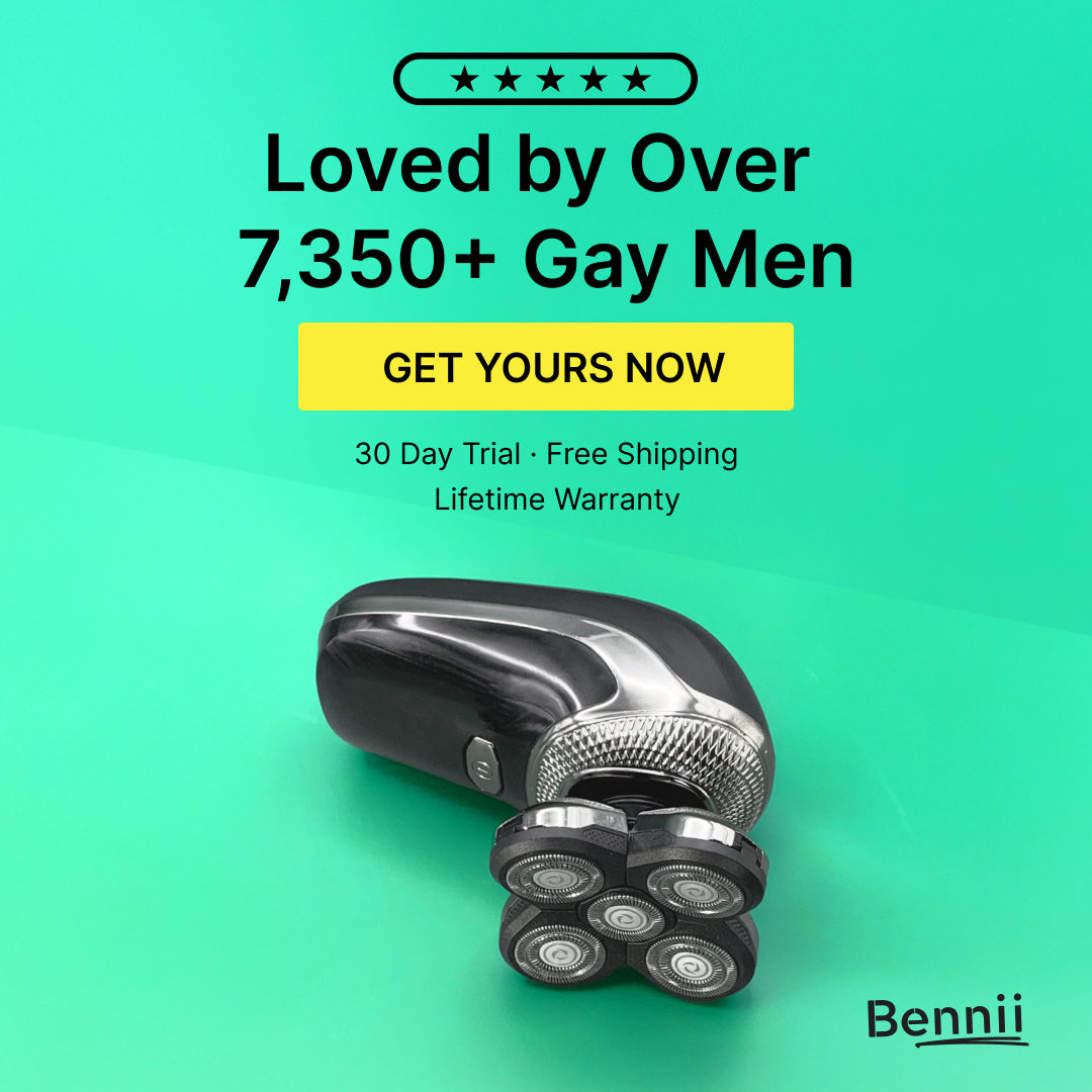 Il Bennii™ Shaver Pro: Preparazione Facile e Liscia per il Fondo per Uomini Gay