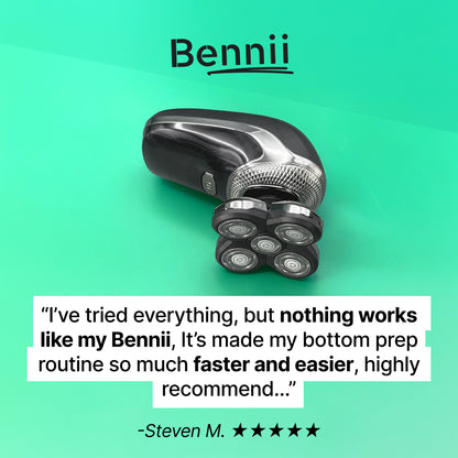 Il Bennii™ Shaver Pro: Preparazione Facile e Liscia per il Fondo per Uomini Gay